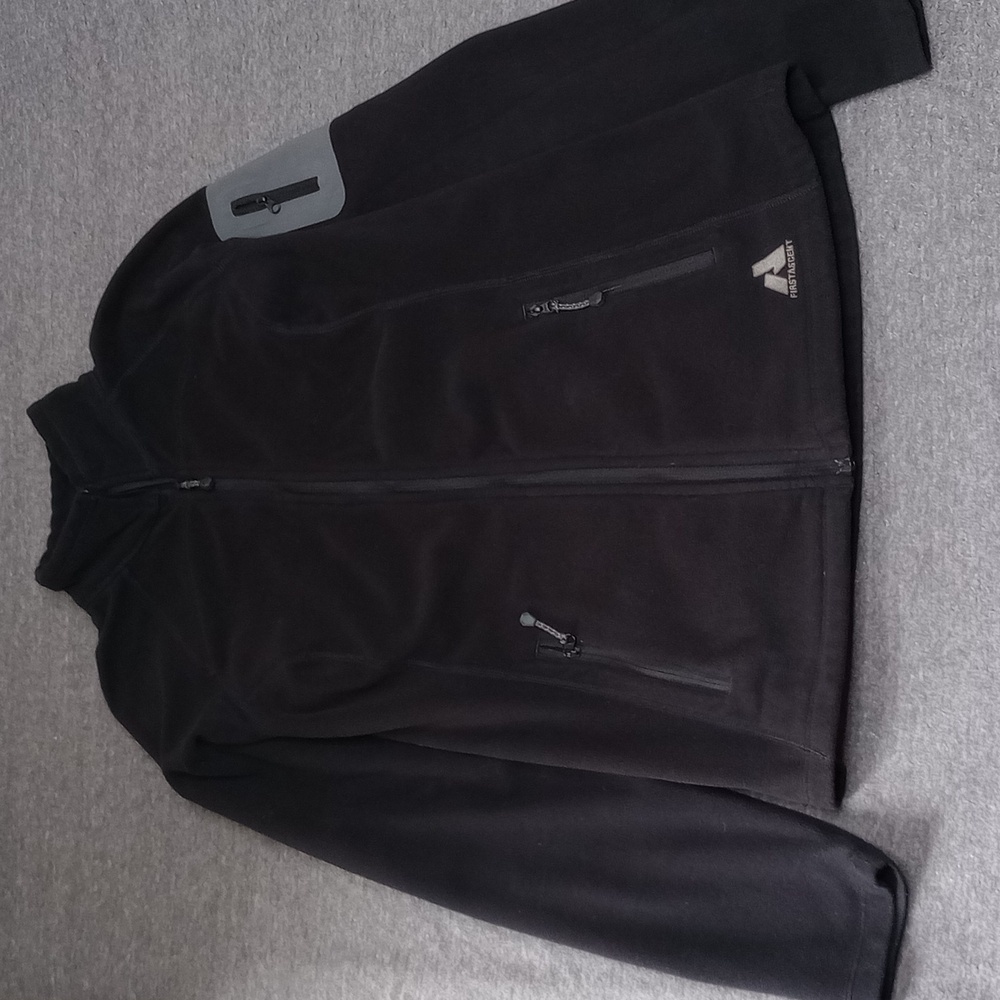 Eddie Bauer‎ First Ascent Jacket Women's XS Black Full Zip Performance Fleece